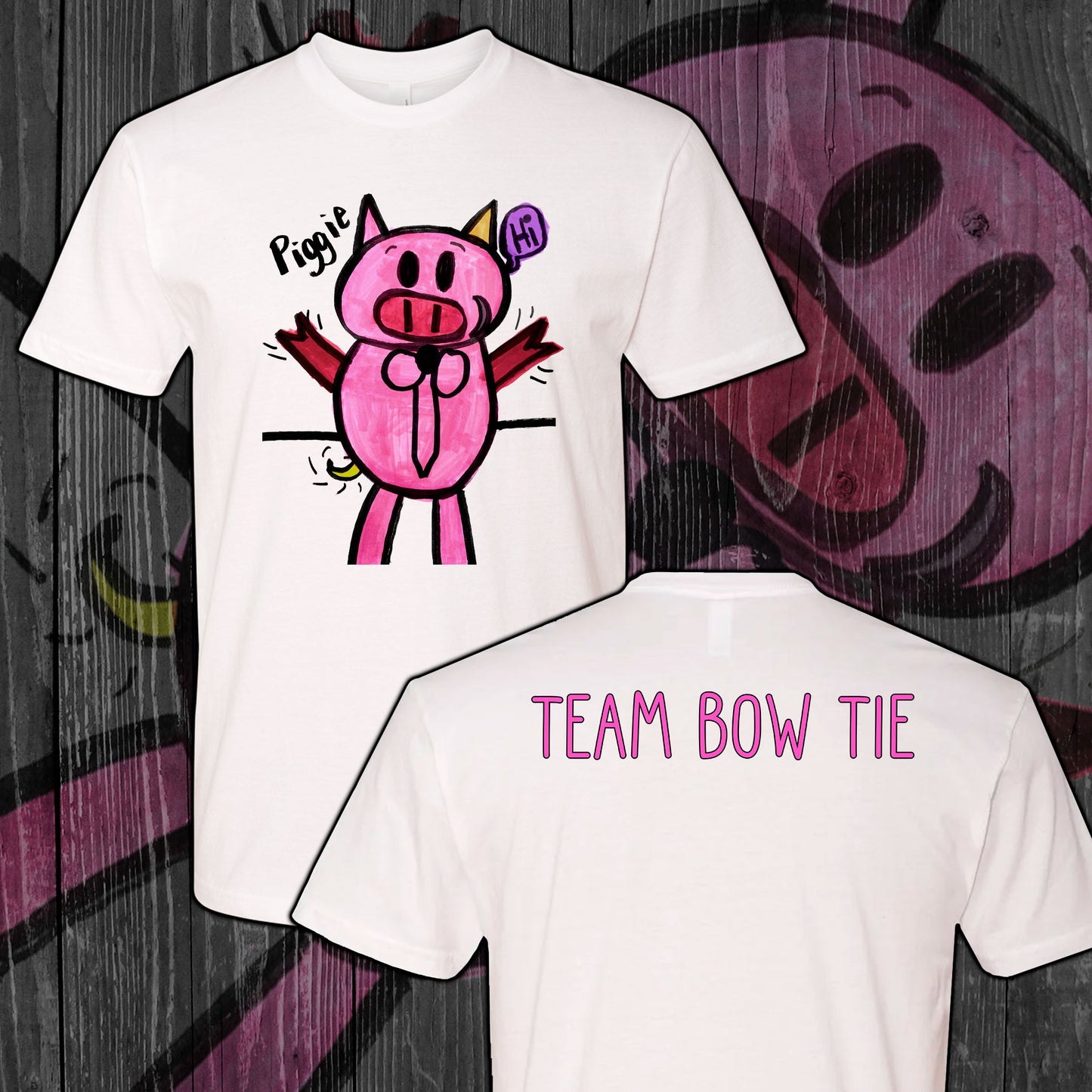 Team Bow Tie - Piggie